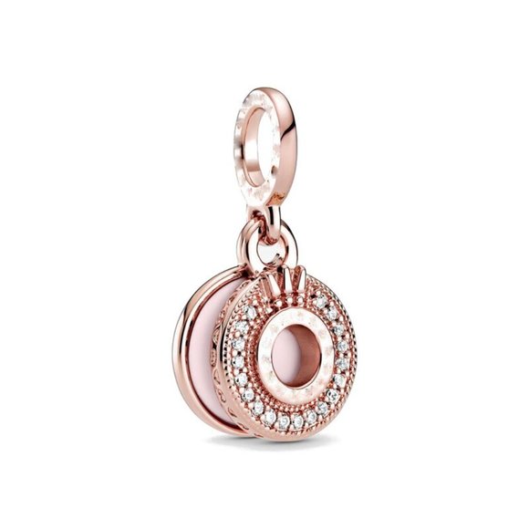 Charm Jewelry - Charms for Pandora - Rose Gold Dangle Charm